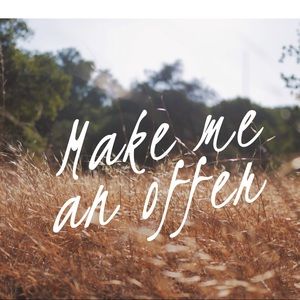 Make an offer on any item